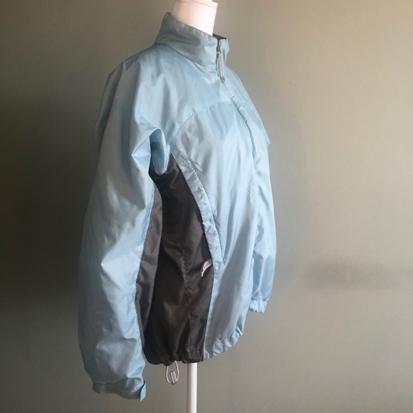 THE NORTH FACE blue rain sweatshirt woman size M - Picture 3 of 9